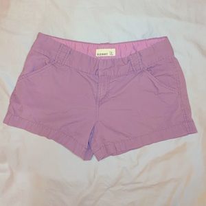 Cute purple shorts for summer